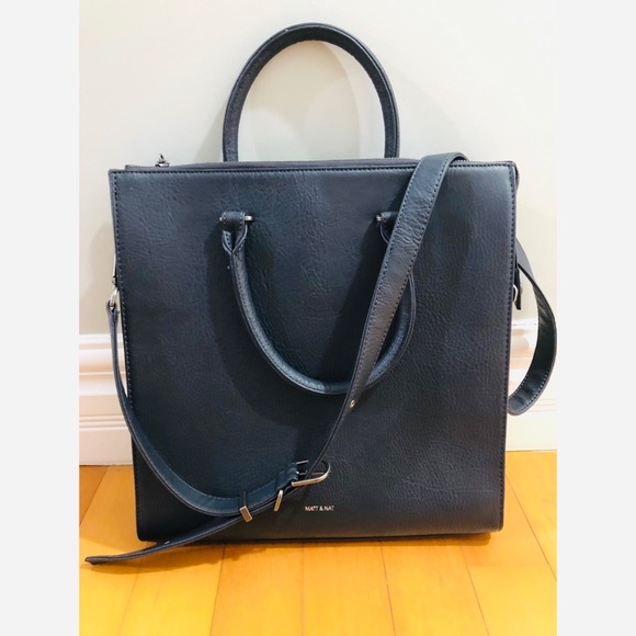 Matt & Nat Handbags - Matt & Nat navy tote